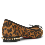 Hall leopard suede flats