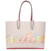 Cabata Small ivory logo tote