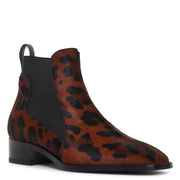 Marmada Flat leopard boots