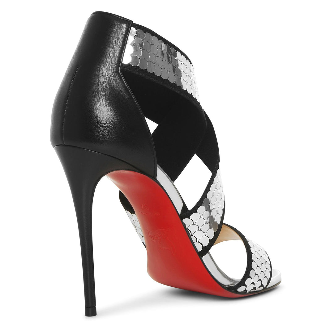 Christian Louboutin Discolouis Embellished High-Top Sneakers