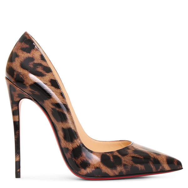 Christian Louboutin | So Kate 120 patent glitter leo-gold | Savannahs