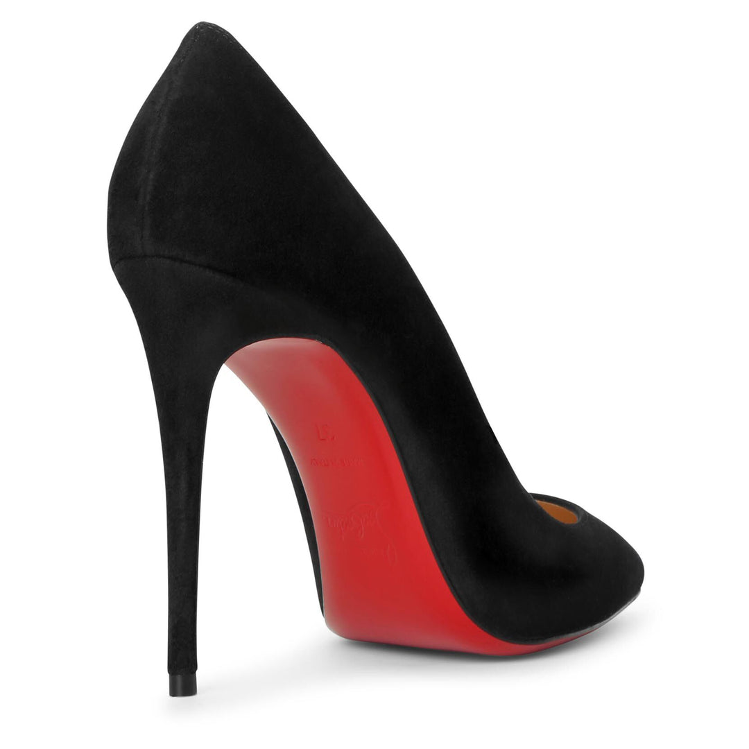 Kate 100 black suede pumps