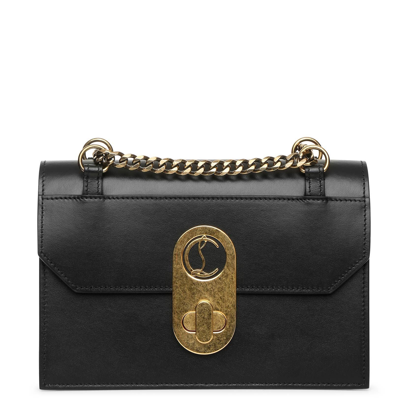 Christian Louboutin Elisa Black Paris Convertible Shoulder