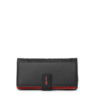 Paloma black leather wallet