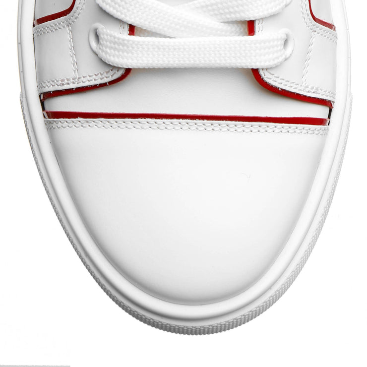 Christian Louboutin Vieirissima Perforated White Leather Sneakers Vier –  AvaMaria