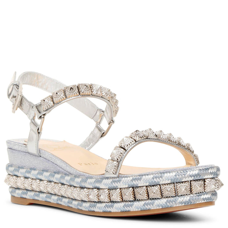 Pira Ryad 60 glitter flatform sandals