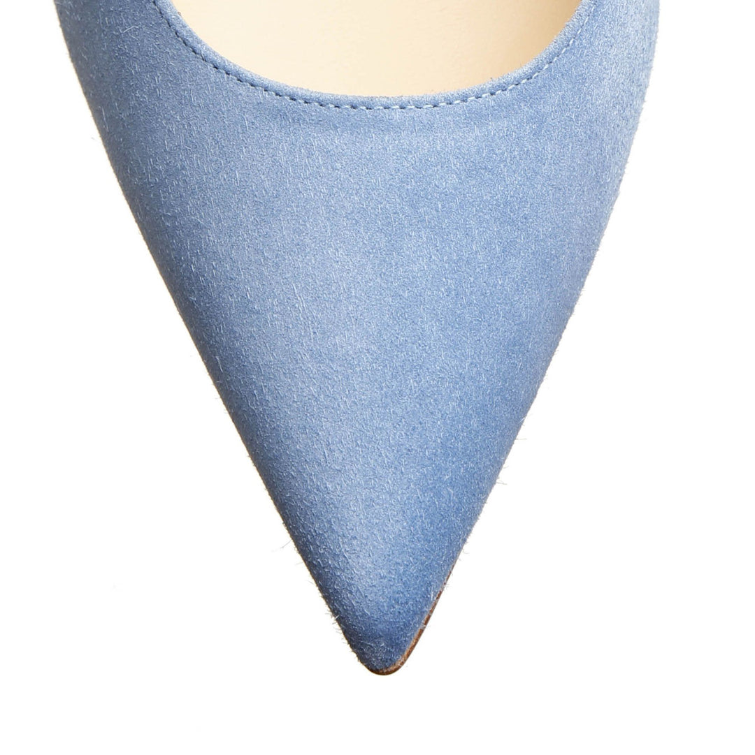 新品Christian Louboutin ブルー ハイヒール Miss Z - 100 mm Pumps - Laminated calf leather - Acqua