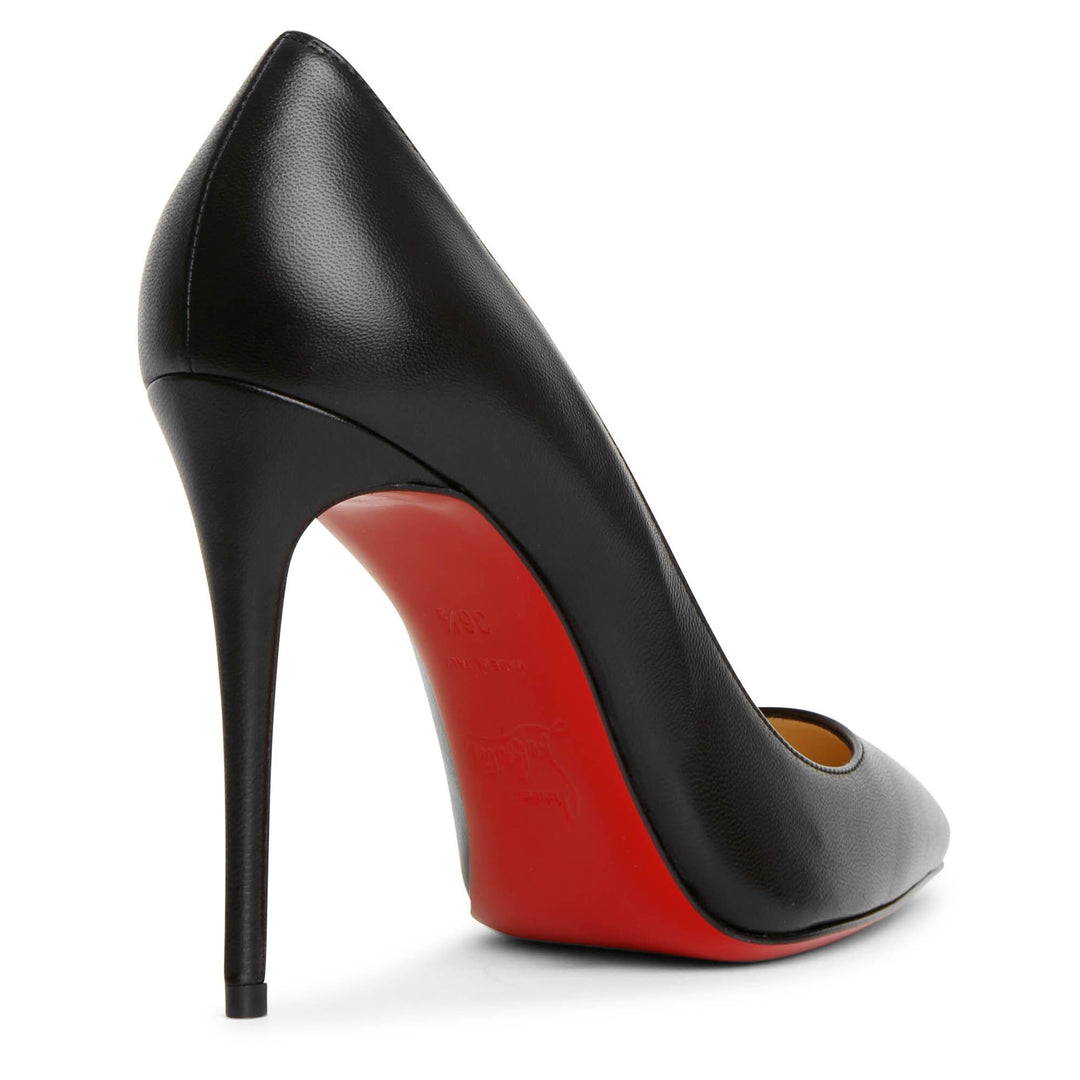 Christian Louboutin Kate 100 black leather pumps Savannahs