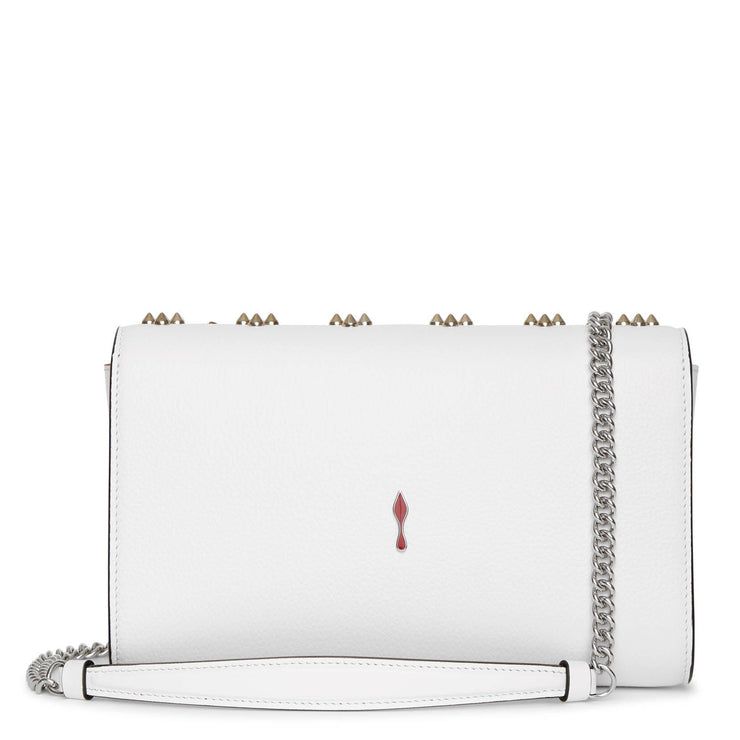 Christian Louboutin Paloma Chain Clutch - White Crossbody Bags, Handbags -  CHT342496