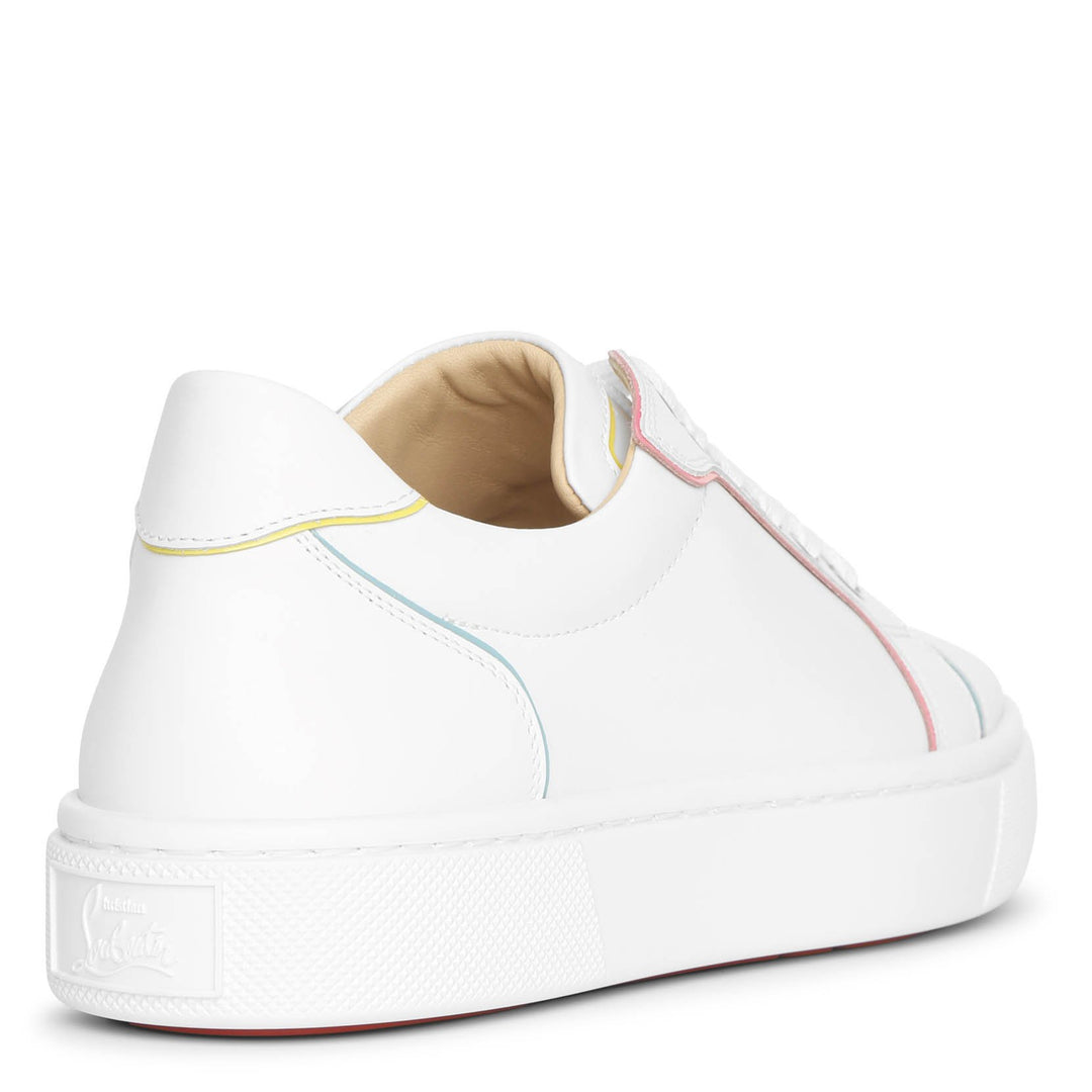 ルブタン レディース スニーカー シューズ Vieirissima 3200160 Christian Louboutin Vieirissima Flat White Perforated