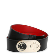 Elisa 50 black leather belt
