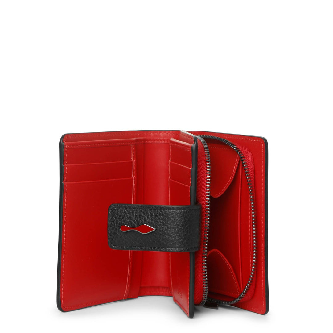Christian Louboutin | Kios black leather card holder | Savannahs