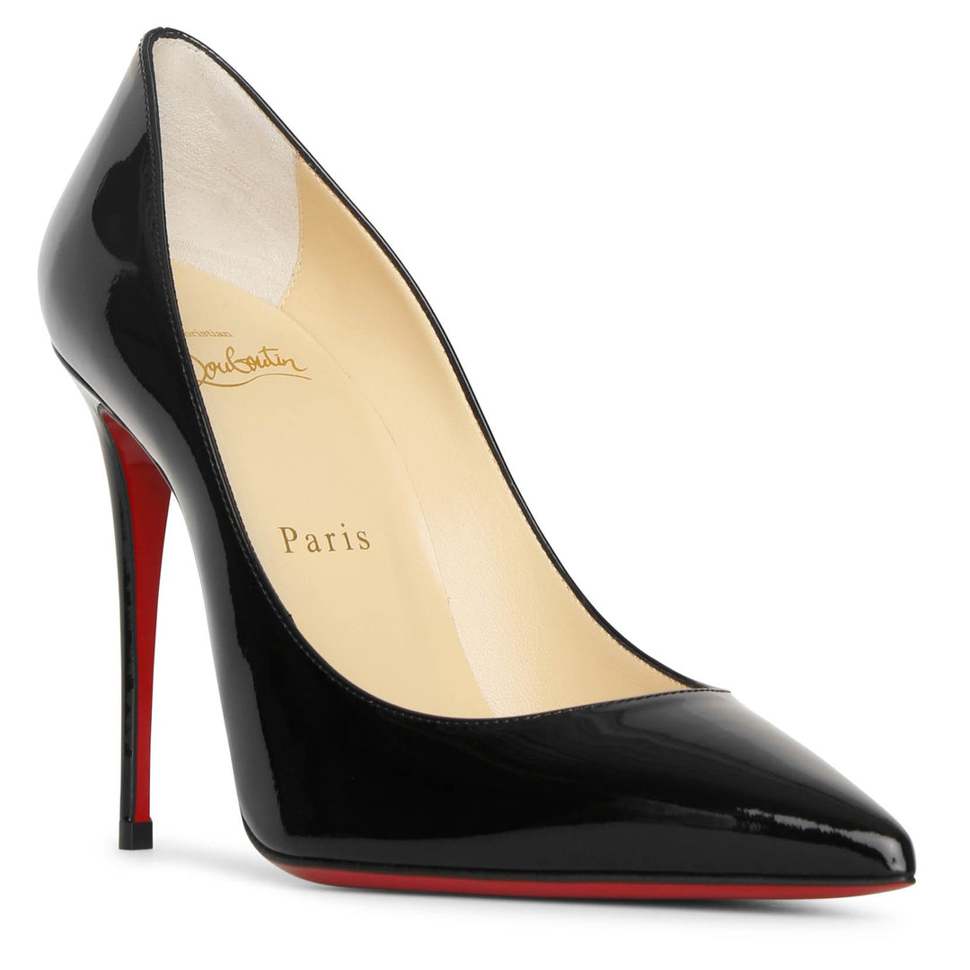 Christian Louboutin | Kate 100 black patent pumps | Savannahs