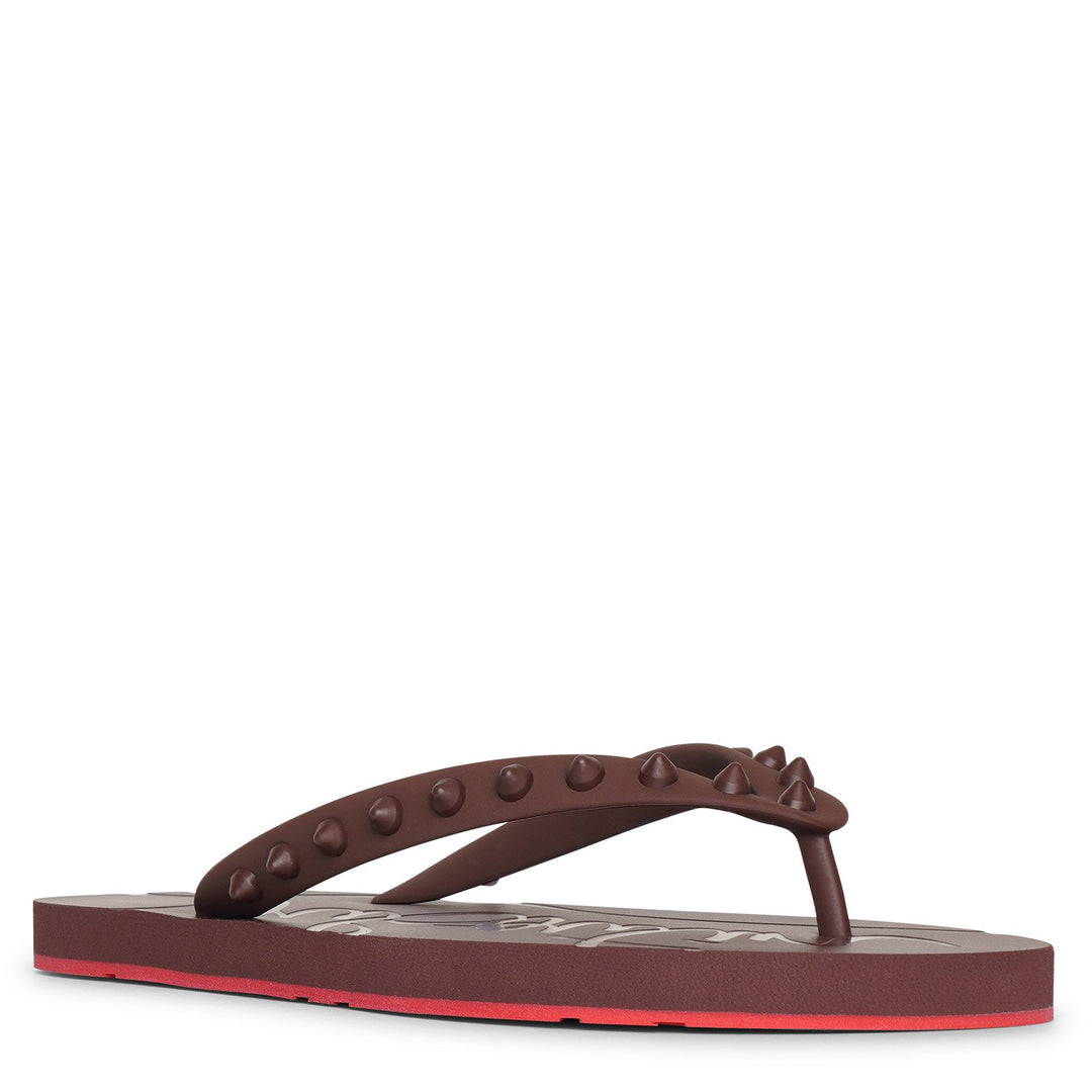 Christian Louboutin | Loubi flip donna flat nude 8 | Savannahs Christian Louboutin | Loubi flip donna flat nude 8 | Savannahs