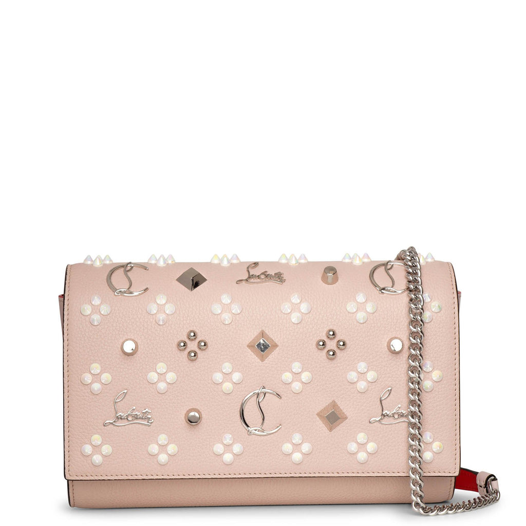 Christian Louboutin Paloma Loubinthesky Leather Clutch Bag in