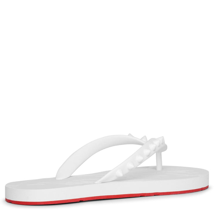 Loubi flip donna white sandals