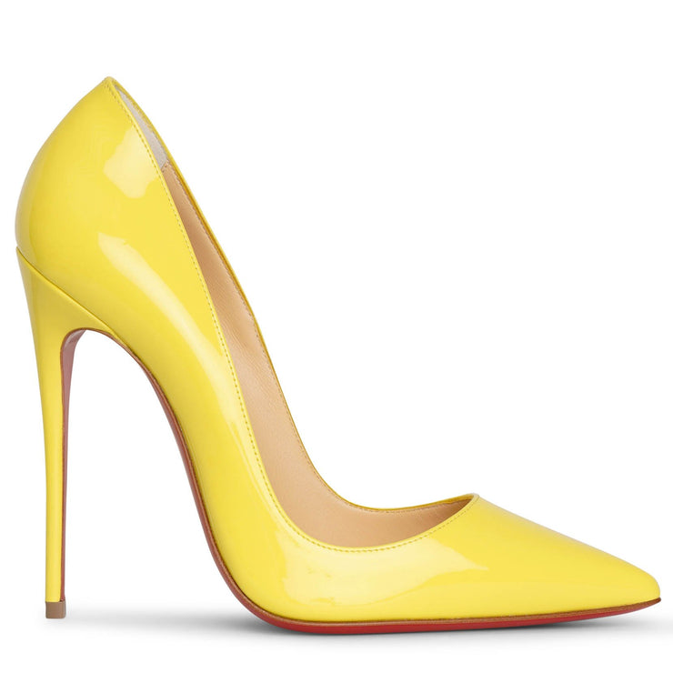 So Kate 120 Leather Pumps in Beige - Christian Louboutin