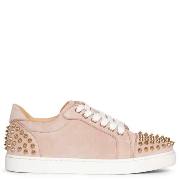 Christian Louboutin | Vieira 2 Orlato beige suede sneakers | Savannahs