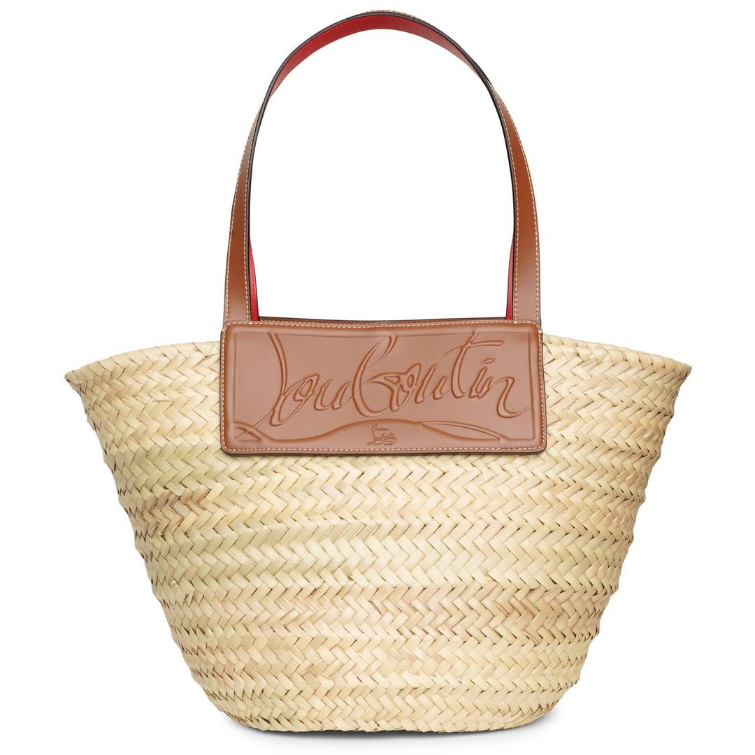 Christian Louboutin | Loubi Shore nude 5 leather beach tote