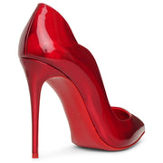 Hot Chick 100 patent red pumps