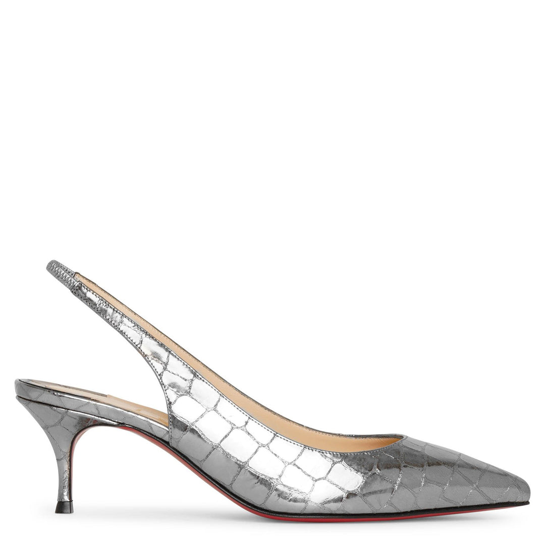 サンダル・ミュール Pointy 55 Cutout Satin Pumps Prada Pointy 55 cutout satin pumps - Runway Catalog