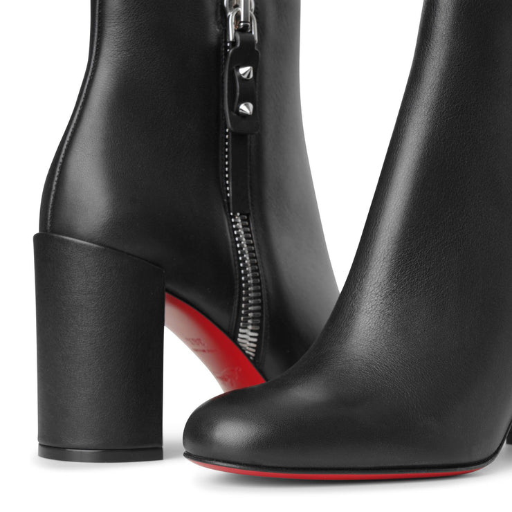 Christian Louboutin So CL Chelsea 85 Leather Bootie, 36 / Black