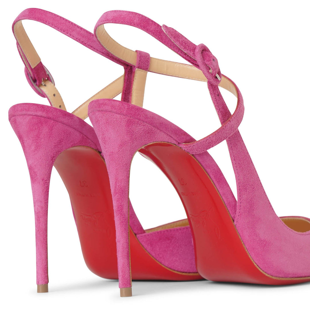 Christian Louboutin | Jenlove 100 pink suede pumps | Savannahs