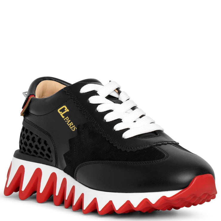 Loubishark Leather Sneakers in Black - Christian Louboutin