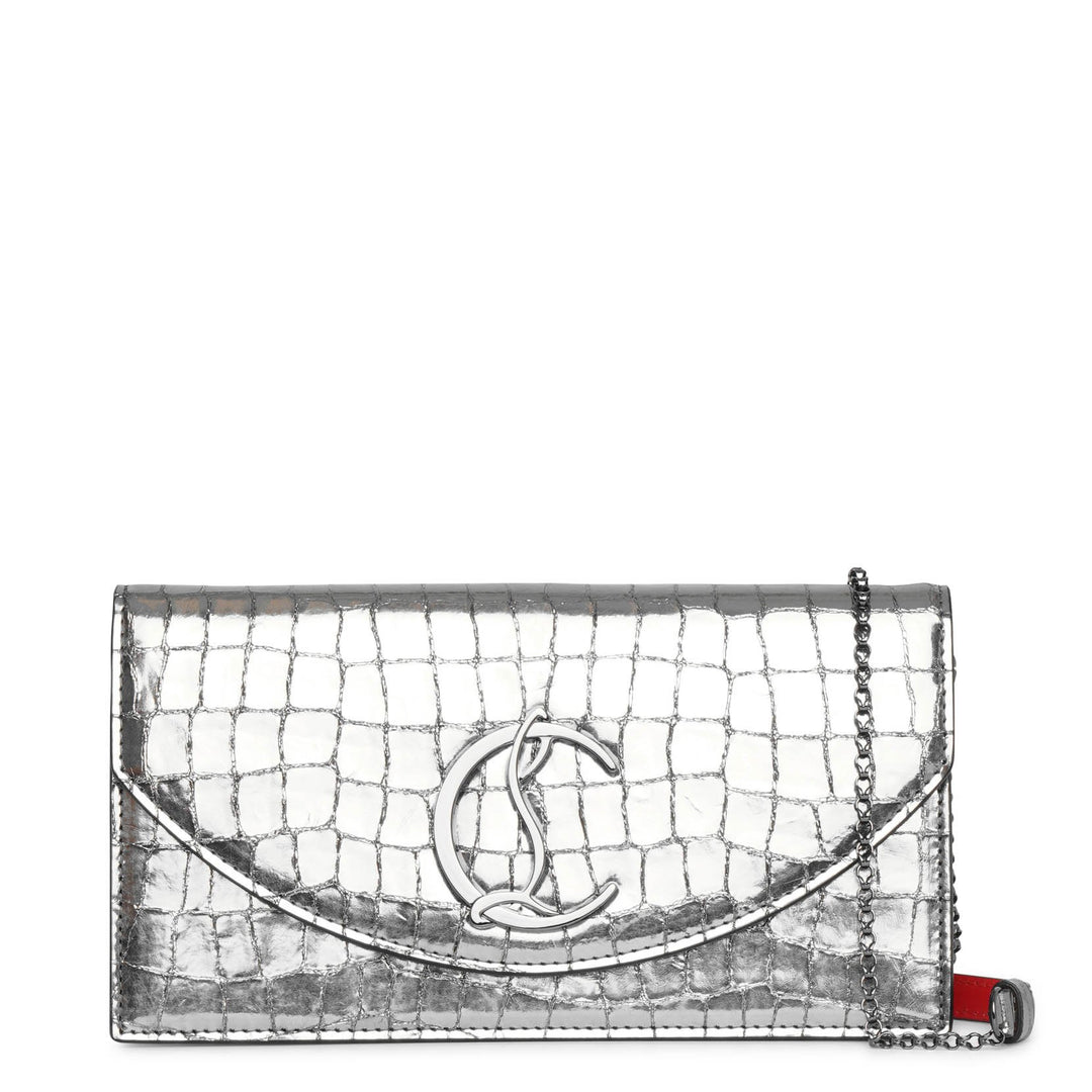 LouB④ Christian Louboutin Loubi54 Patent Leather Clutch | Saks Fifth Avenue