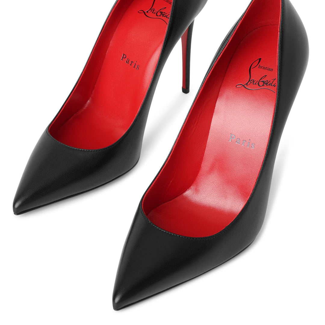 Christian Louboutin | Kate 100 black leather pumps | Savannahs