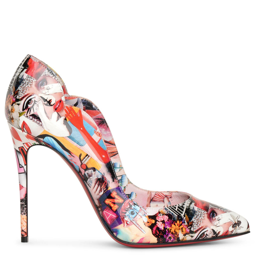 Christian Louboutin Multicolor Hot Chick Tivoli Patent Stiletto