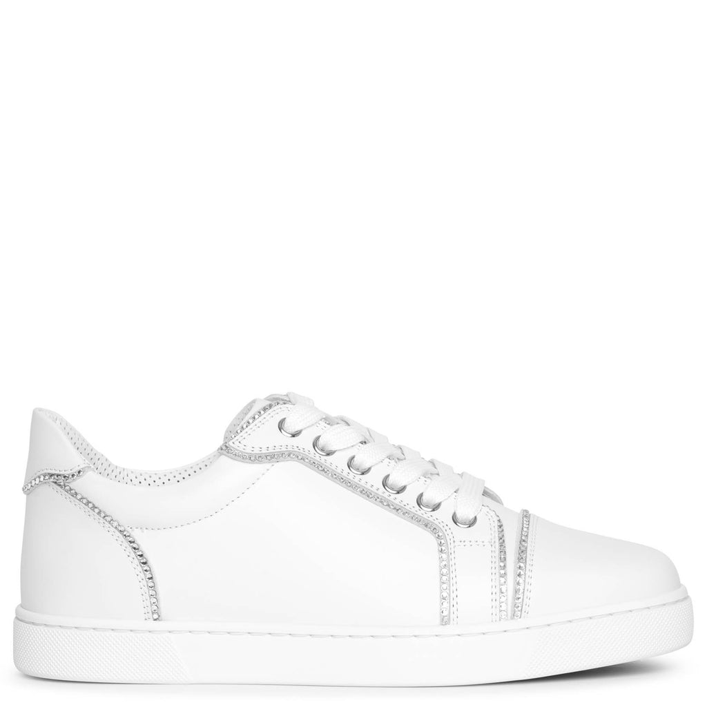 Christian Louboutin, Vieira white leather sneakers