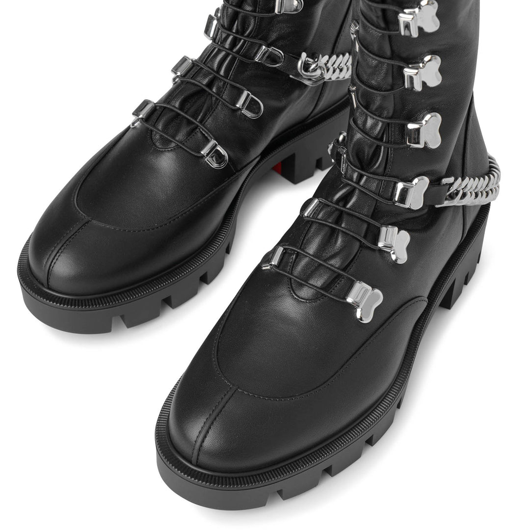 Louboutin military boots best sale