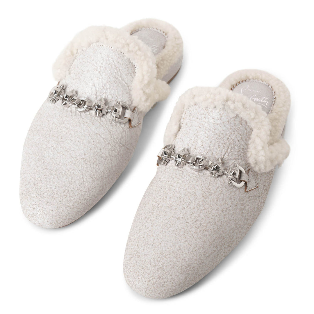 Christian Louboutin | Woolito swing donna flat craie | Savannahs