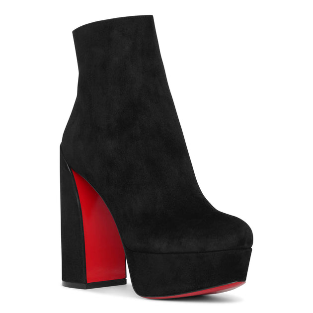 Christian Louboutin | Movida Booty 130 black suede | Savannahs