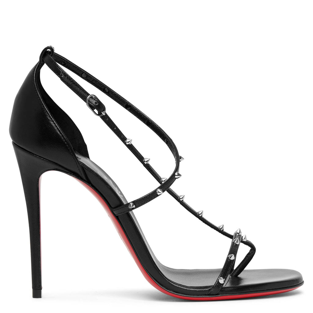 Leather sandals Christian Louboutin Black size 41 EU in Leather