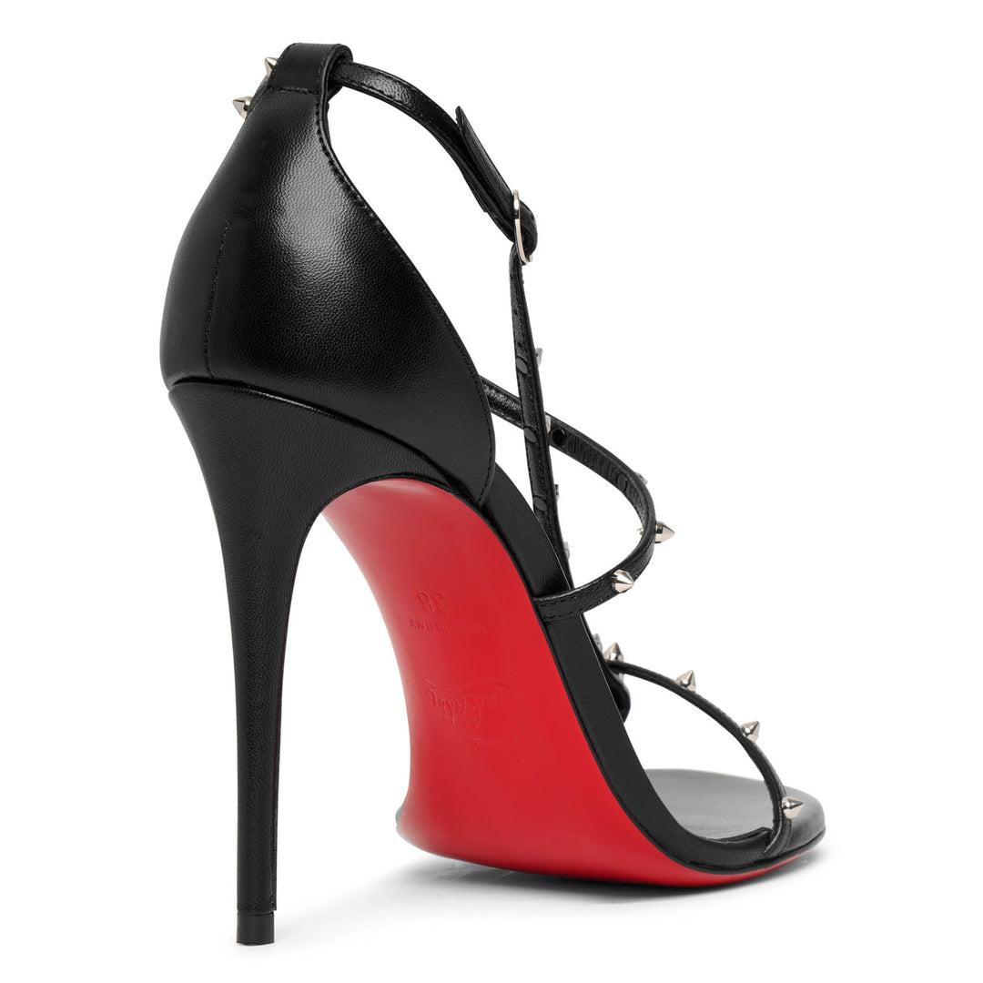 Christian Louboutin | Riojana spikes black leather sandals