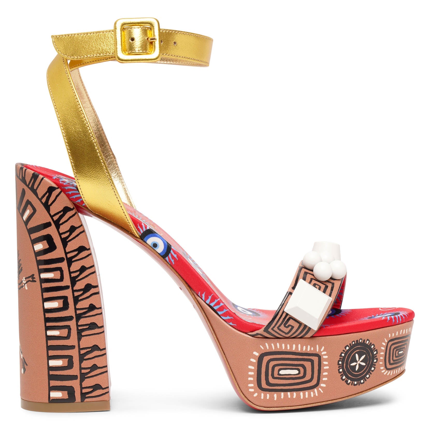 Christian Louboutin シャンパンゴールド ミュール