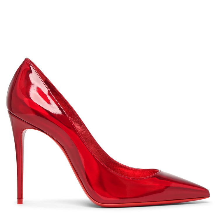 Kate 100 Red Patent leather - Women Shoes - Christian Louboutin