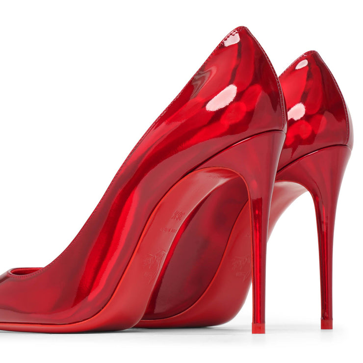 Kate 100 Red Patent leather - Women Shoes - Christian Louboutin