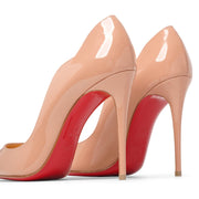 Hot Chick 100 nude patent pumps
