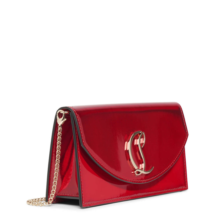 Loubi 54 Patent Leather Clutch in Red - Christian Louboutin
