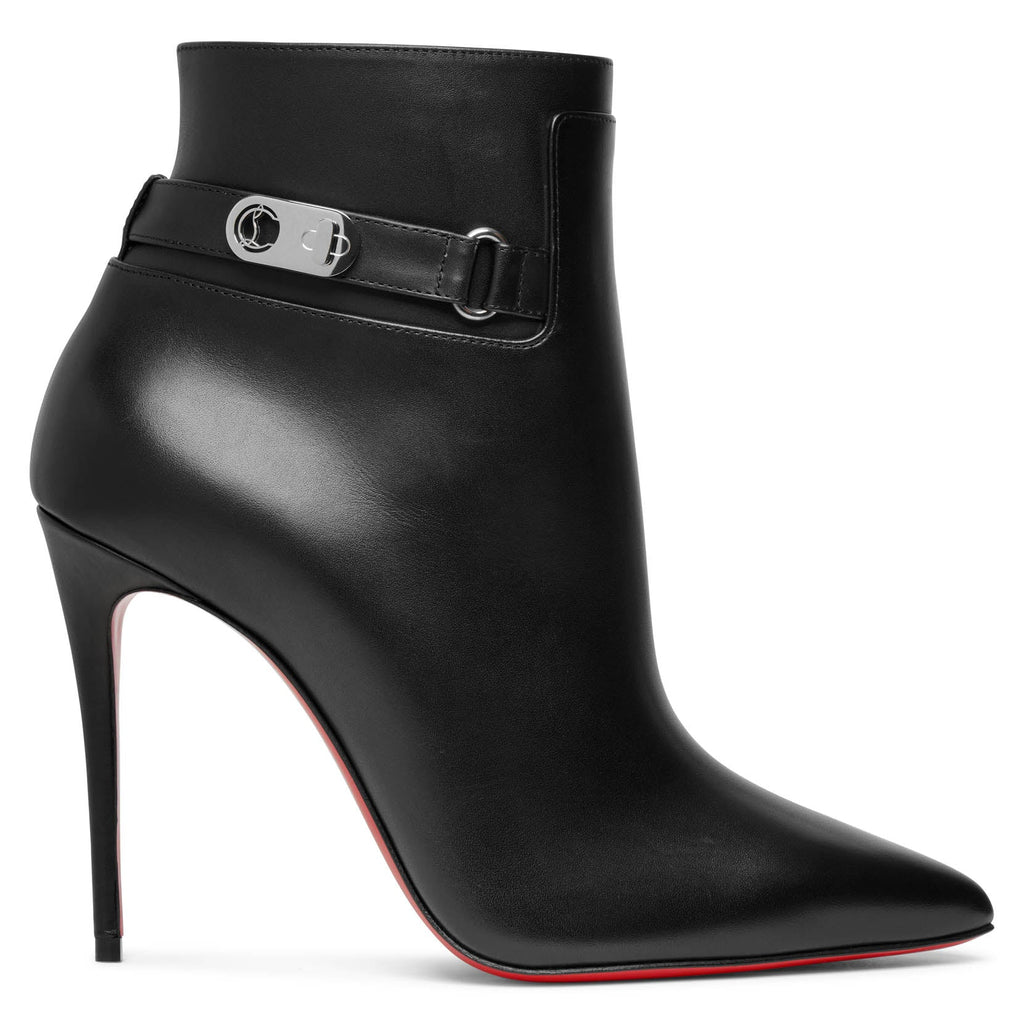 Christian Louboutin- Lock Kate Botta Leather Red Sole Boots (BRAND NEW)
