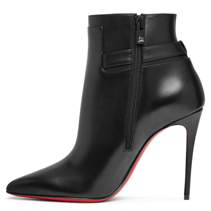 So Kate 100 Leather Ankle Boots in Black - Christian Louboutin