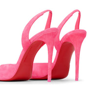O Kate 100 sling pink suede pumps