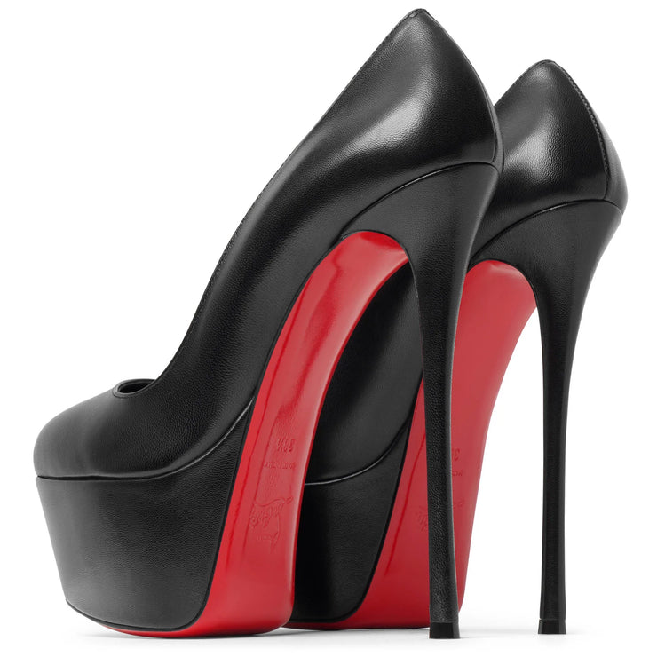 Christian Louboutin, Shoes, Christian Louboutin Bianca 4 Red Leather  Heels 38