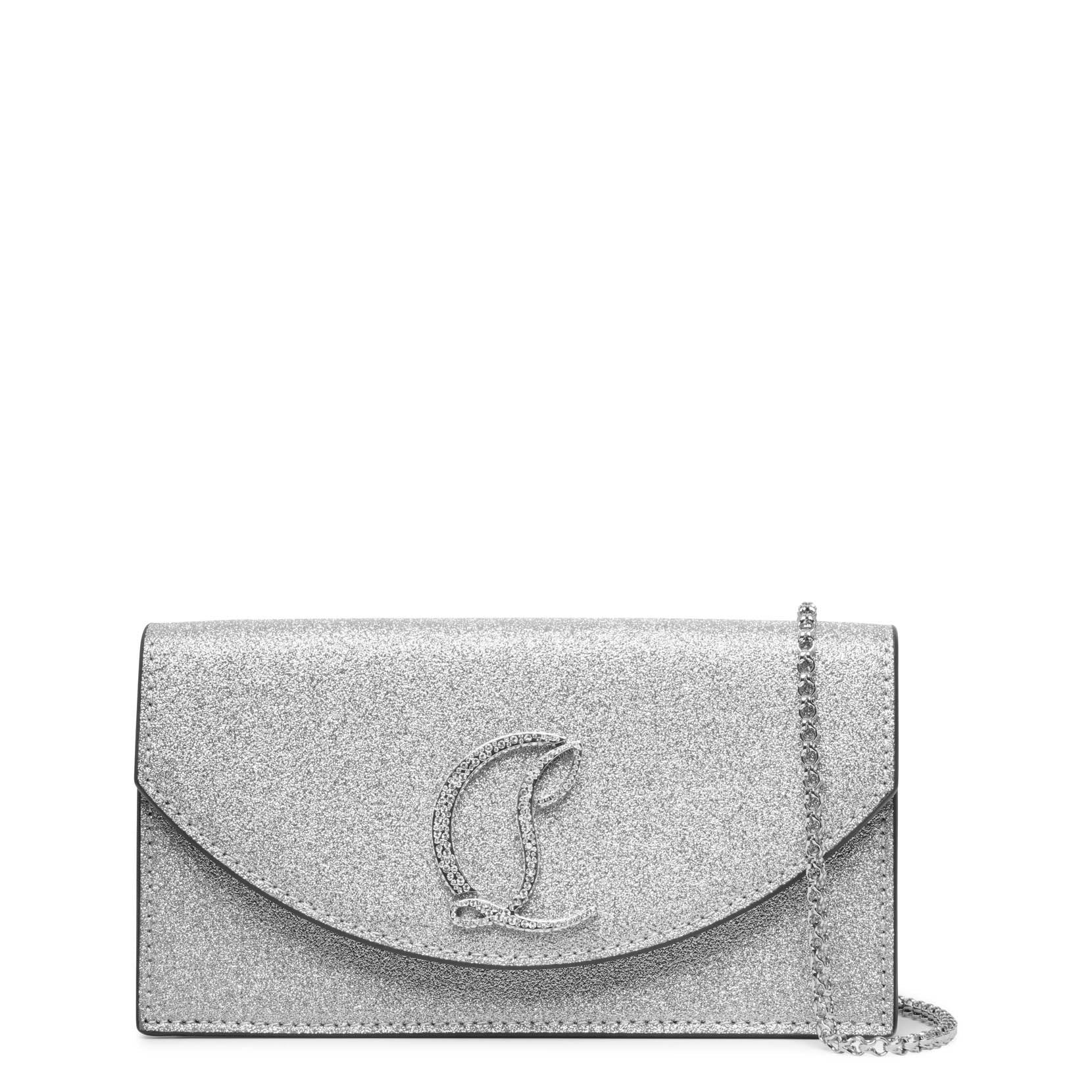 クラッチバッグ LOUBI54 CLUTCH Loubi54 - Clutch - Laminated calf leather - Silver