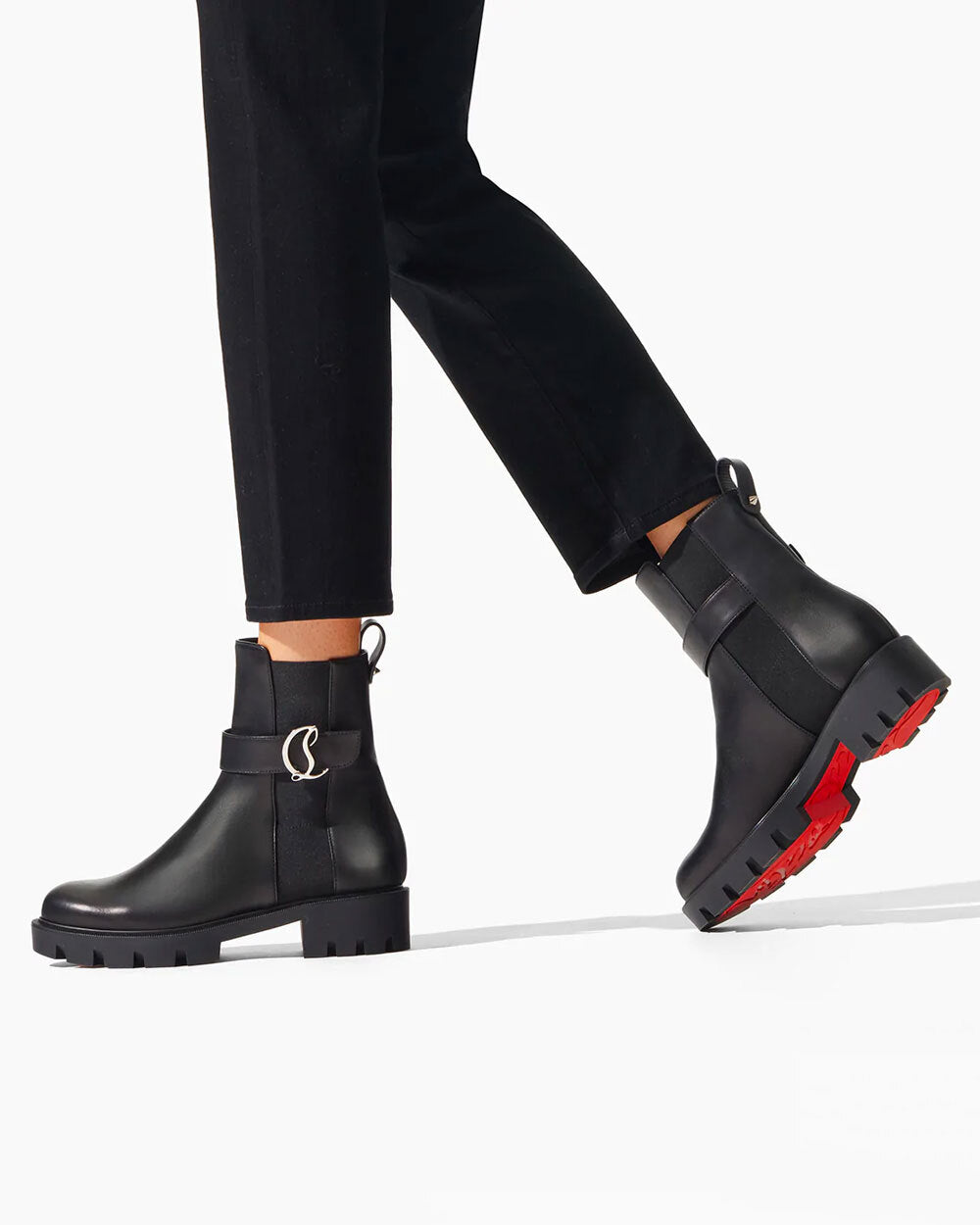 Christian Louboutin | CL Chelsea black ankle boots | Savannahs