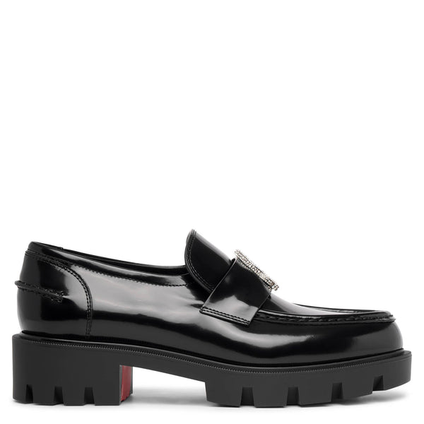 CL Moc Lug Strass - Loafers - Calf leather - Black - Christian