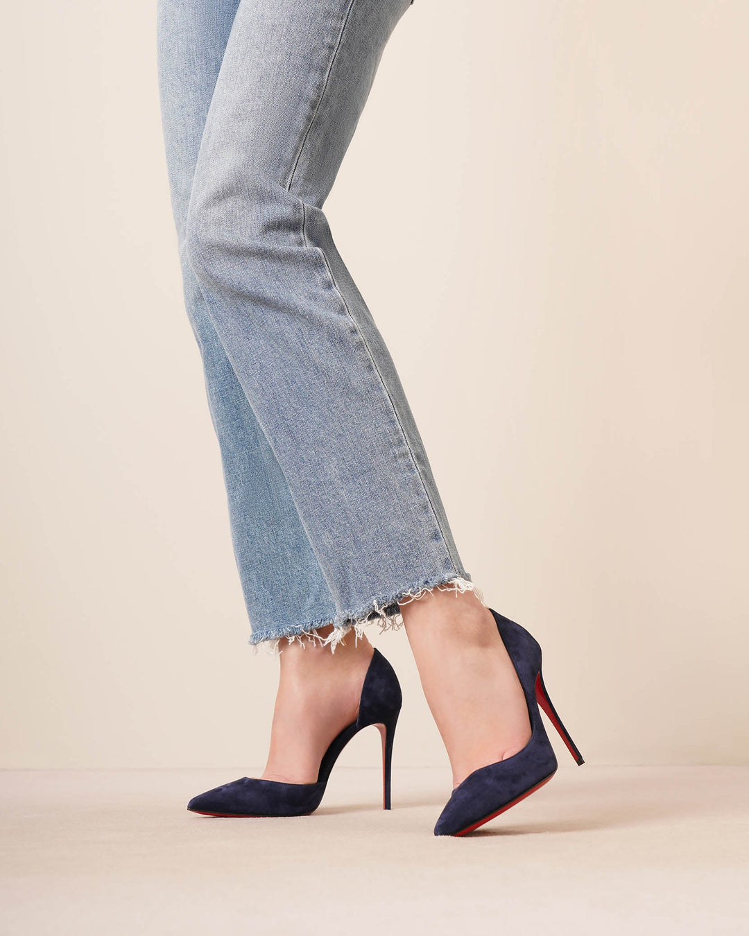 Navy suede louboutins best sale